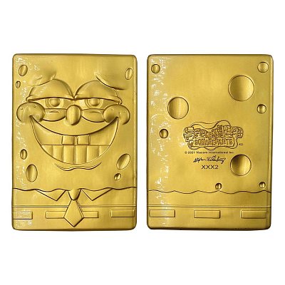 SpongeBob Schwammkopf Metallbarren Limited Edition (vergoldet)