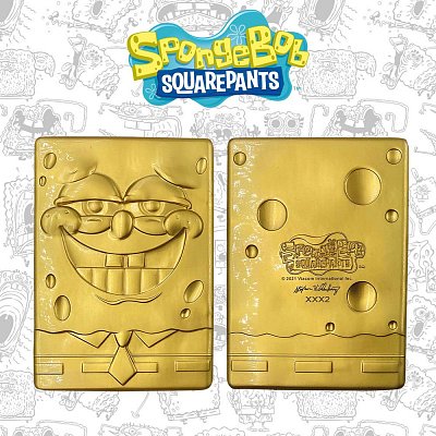 SpongeBob Schwammkopf Metallbarren Limited Edition (vergoldet)