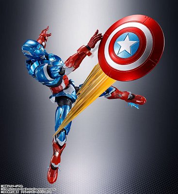 Tech-On Avengers S.H. Figuarts Actionfigur Captain America 16 cm