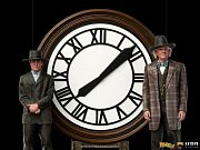 Zurück in die Zukunft III Deluxe Art Scale Statue 1/10 Marty and Doc at the Clock 30 cm
