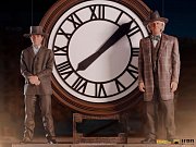 Zurück in die Zukunft III Deluxe Art Scale Statue 1/10 Marty and Doc at the Clock 30 cm