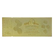Zurück in die Zukunft Replik Gyrosphere Collectible Ticket (vergoldet)