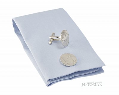 Firemní manžetové knoflíčky s logem Anafxxx vyrobené na zakázku