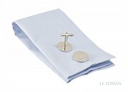 Firemní manžetové knoflíčky s logem Anafxxx vyrobené na zakázku