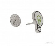 Luxusní ozdoba do klopy s logem institutu Chytry makler vyrobená na míru