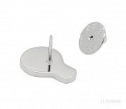 Luxusní ozdoba do klopy s logem institutu Chytry makler vyrobená na míru