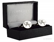 Manžetové knoflíčky rybka vyrobené na zakázku