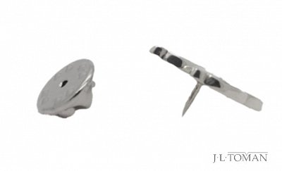 Stříbrná ozdoba do klopy s monogramem DB č. 12