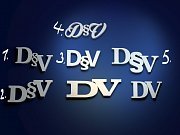 Stříbrné manžetové knoflíčky s monogramem D&V