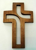 Kříž plastický 15 cm