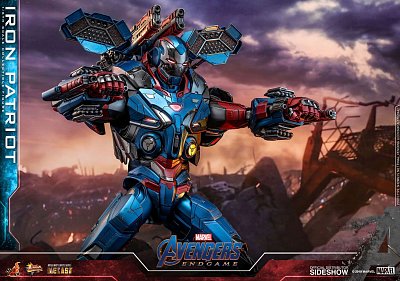 Avengers: Endgame Movie Masterpiece Series Diecast Action Figure 1/6 Iron Patriot 32 cm