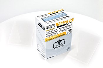 Ultimate Guard Master Sleeves Standard Size Transparent (80)