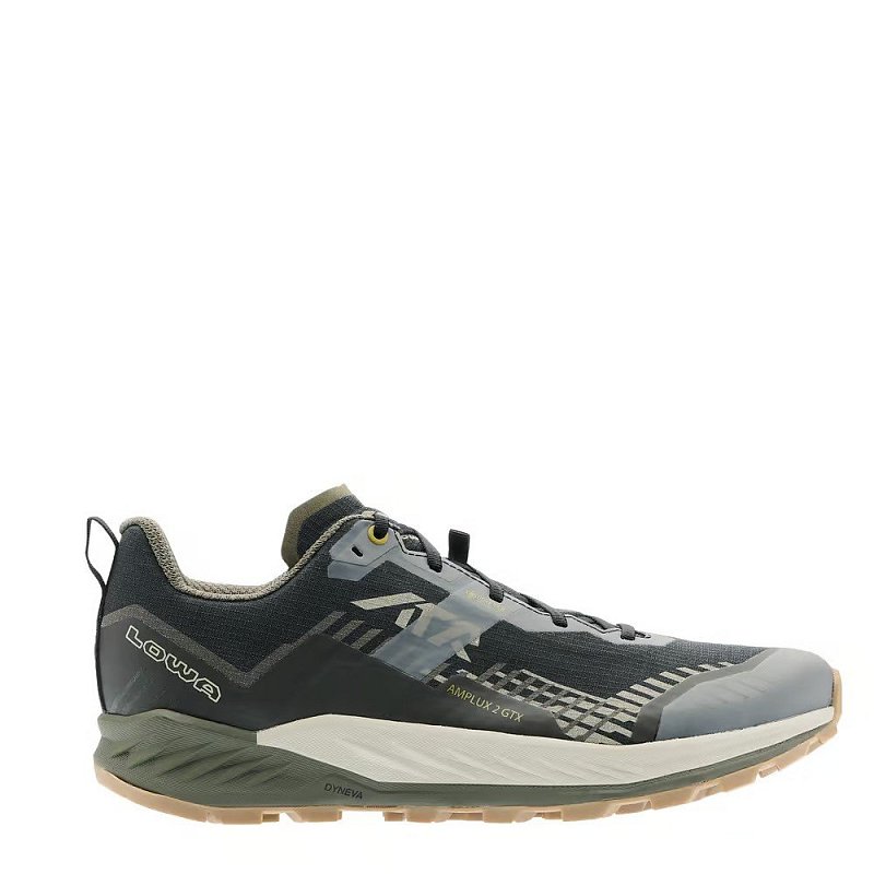 Běžecké boty LOWA AMPLUX 2 GTX black/olive UK 8,5
