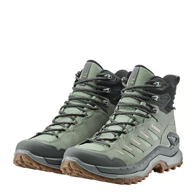 Kotníkové boty LOWA INNOVO GTX MID seaweed/dune UK 9,5