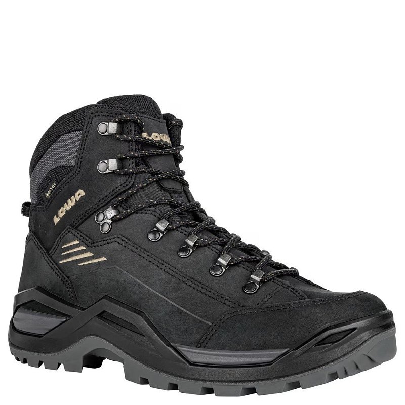 Kotníkové boty LOWA RENEGADE EVO GTX MID black/dune UK 15